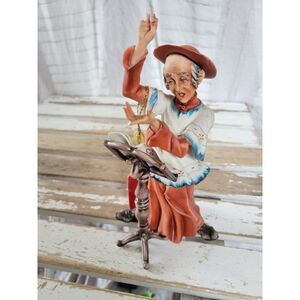 Capodimonte la Medea rori conductor‎ as is figurine man vintage